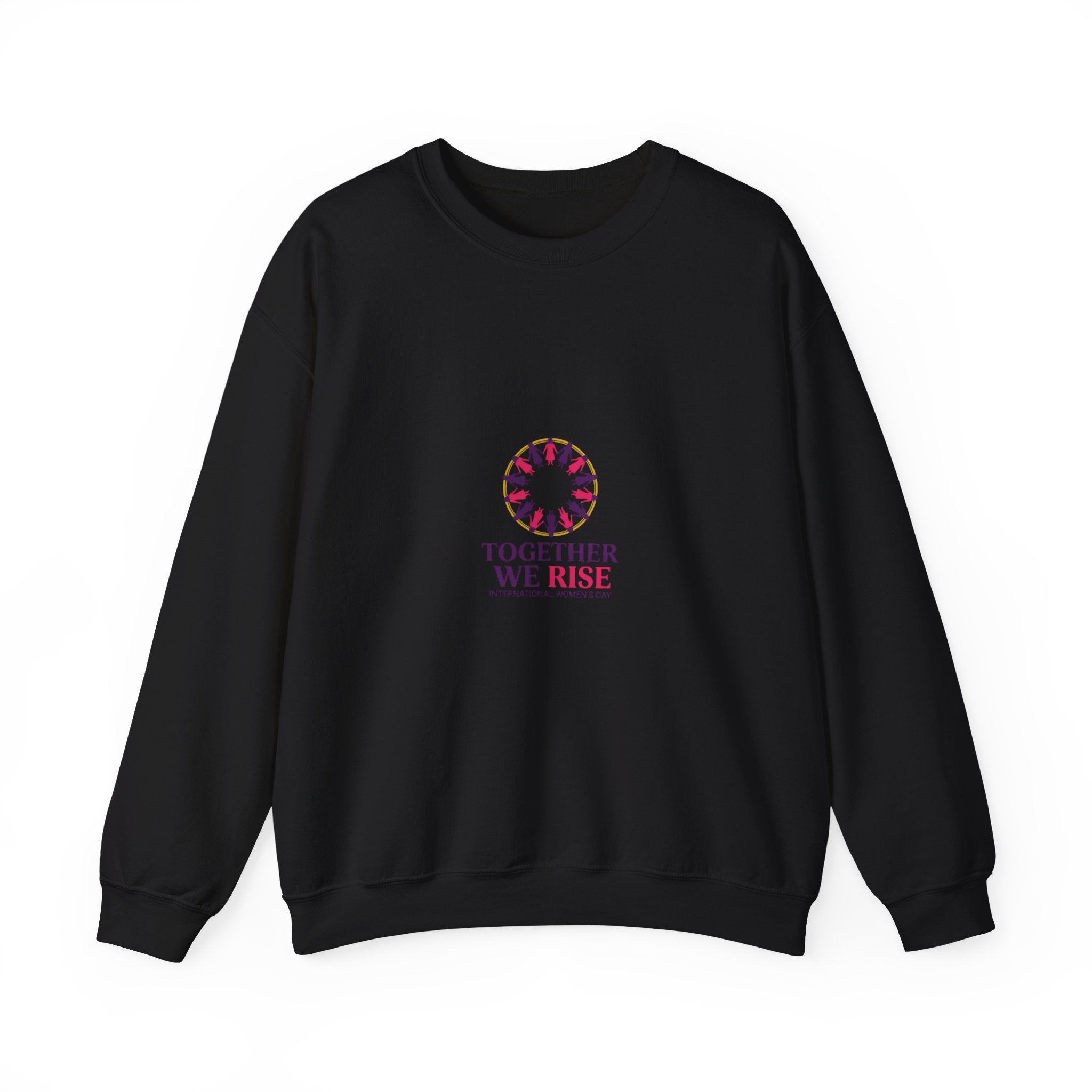 Together We Rise Sweatshirt | IWD Typography, Feminist Empowerment