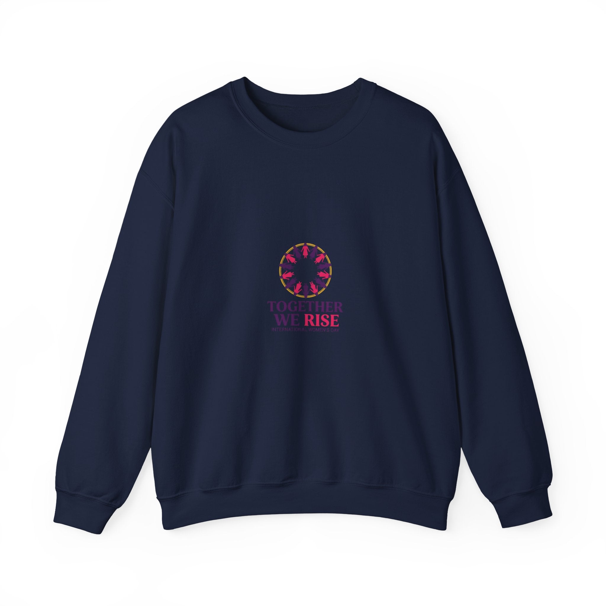 Together We Rise Sweatshirt | IWD Typography, Feminist Empowerment