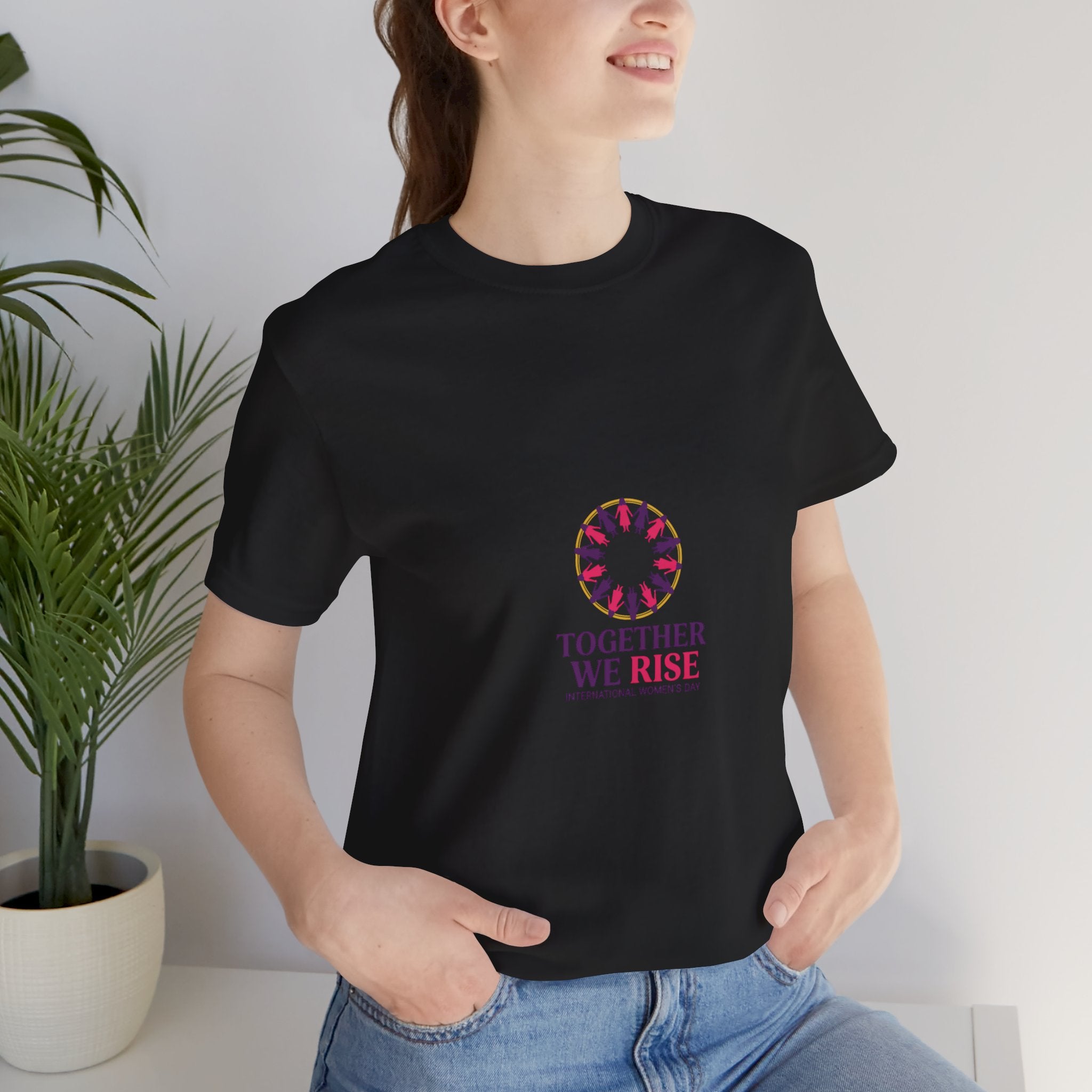 Together We Rise Tee | International Women's Day, feminist slogan graphic