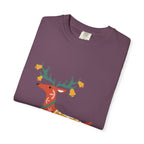 Christmas Reindeer T Shirt | Scandinavian Holiday Graphic Tee for Men & Women Celebrate the season in comfort