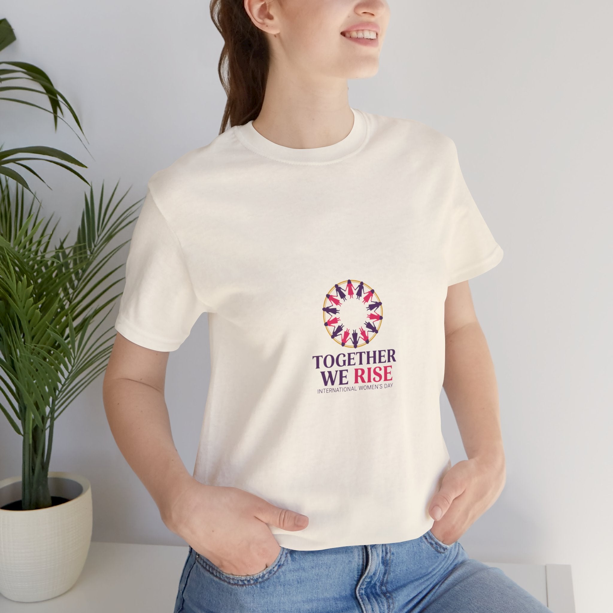 Together We Rise Tee | International Women's Day, feminist slogan graphic