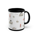 Lighthouse Coastal Mug | Nautical Seaside Tea & Coffee Cup 11oz 15oz