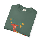 Christmas Reindeer T Shirt | Scandinavian Holiday Graphic Tee for Men & Women Celebrate the season in comfort