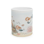 Mermaid Ocean Ceramic Mug | Cute Underwater Tea & Coffee Cup 11oz 15oz