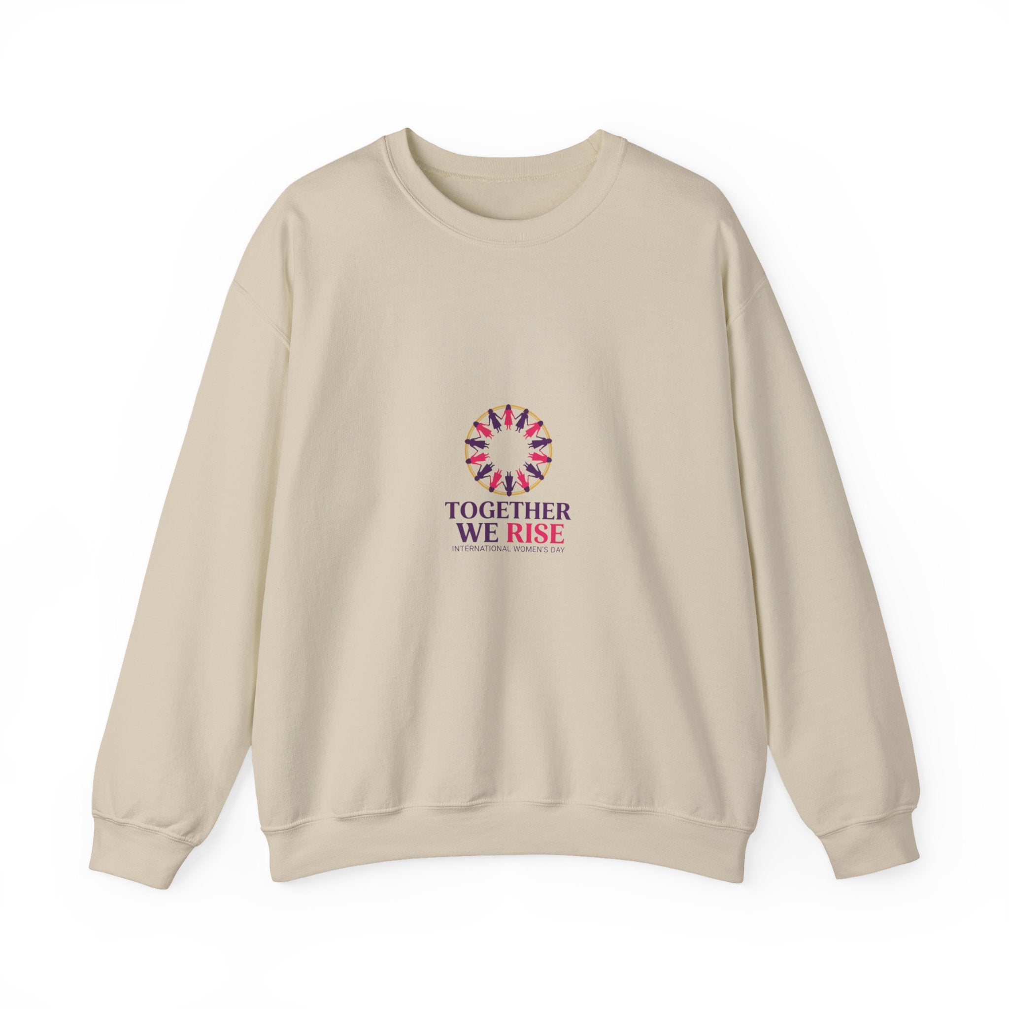 Together We Rise Sweatshirt | IWD Typography, Feminist Empowerment