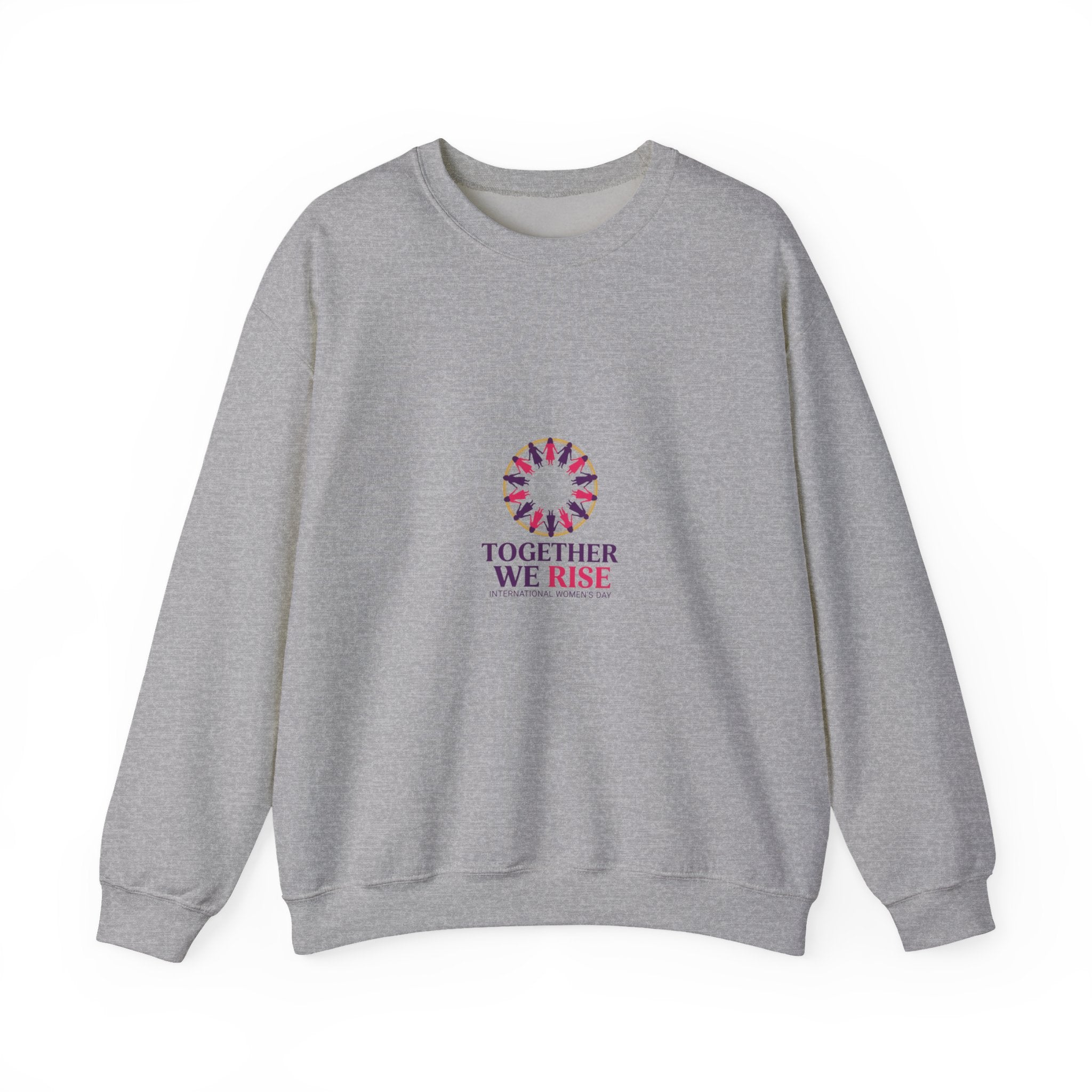 Together We Rise Sweatshirt | IWD Typography, Feminist Empowerment