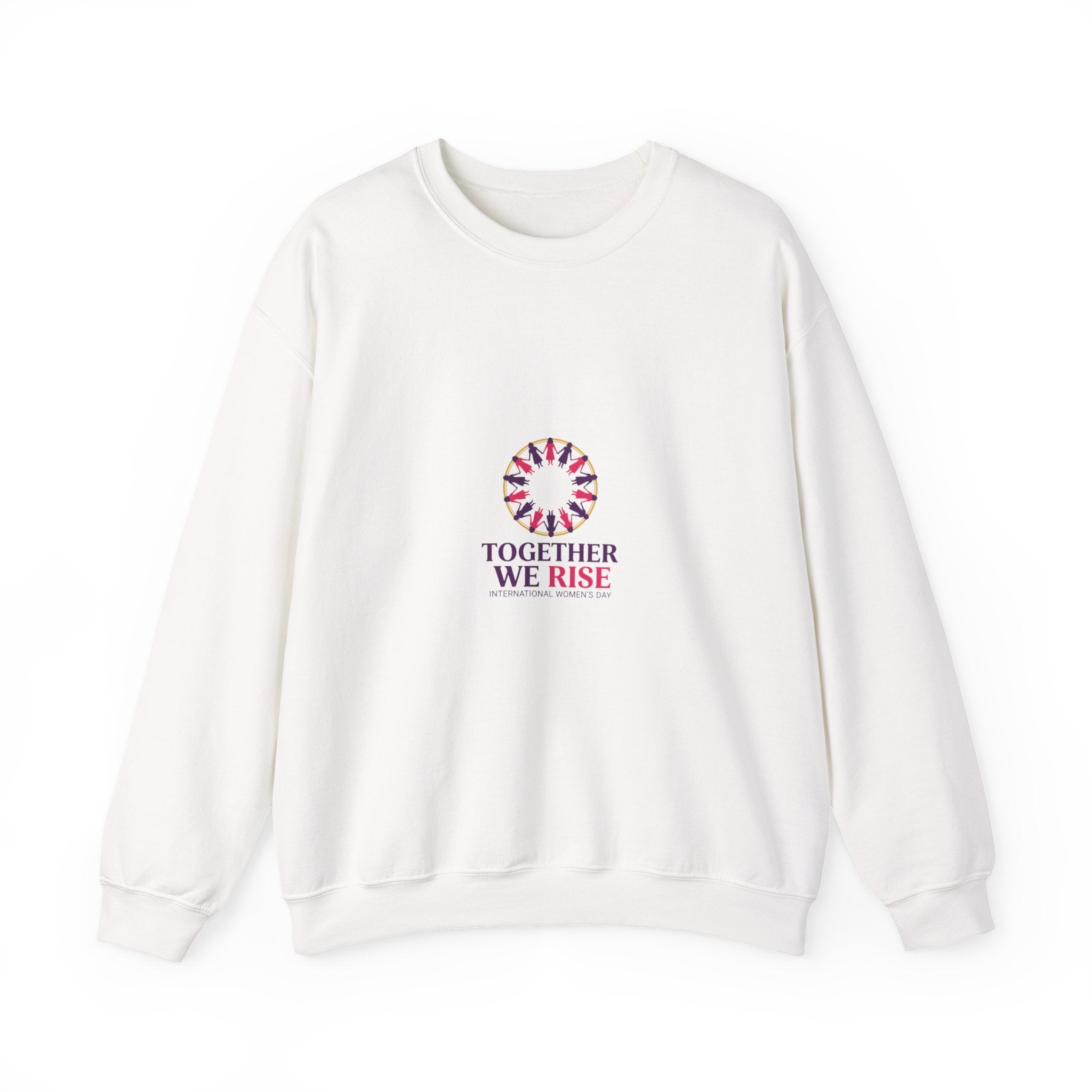 Together We Rise Sweatshirt | IWD Typography, Feminist Empowerment