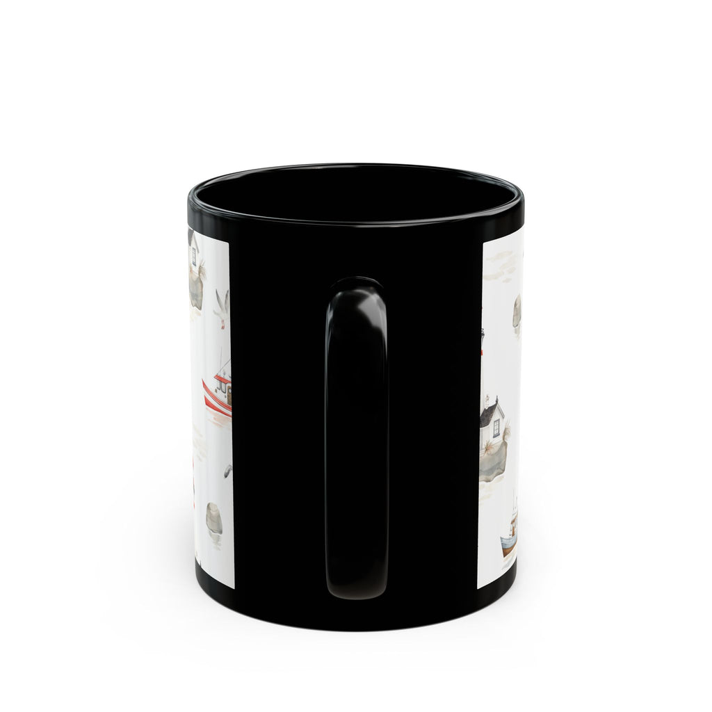 Lighthouse Coastal Mug | Nautical Seaside Tea & Coffee Cup 11oz 15oz