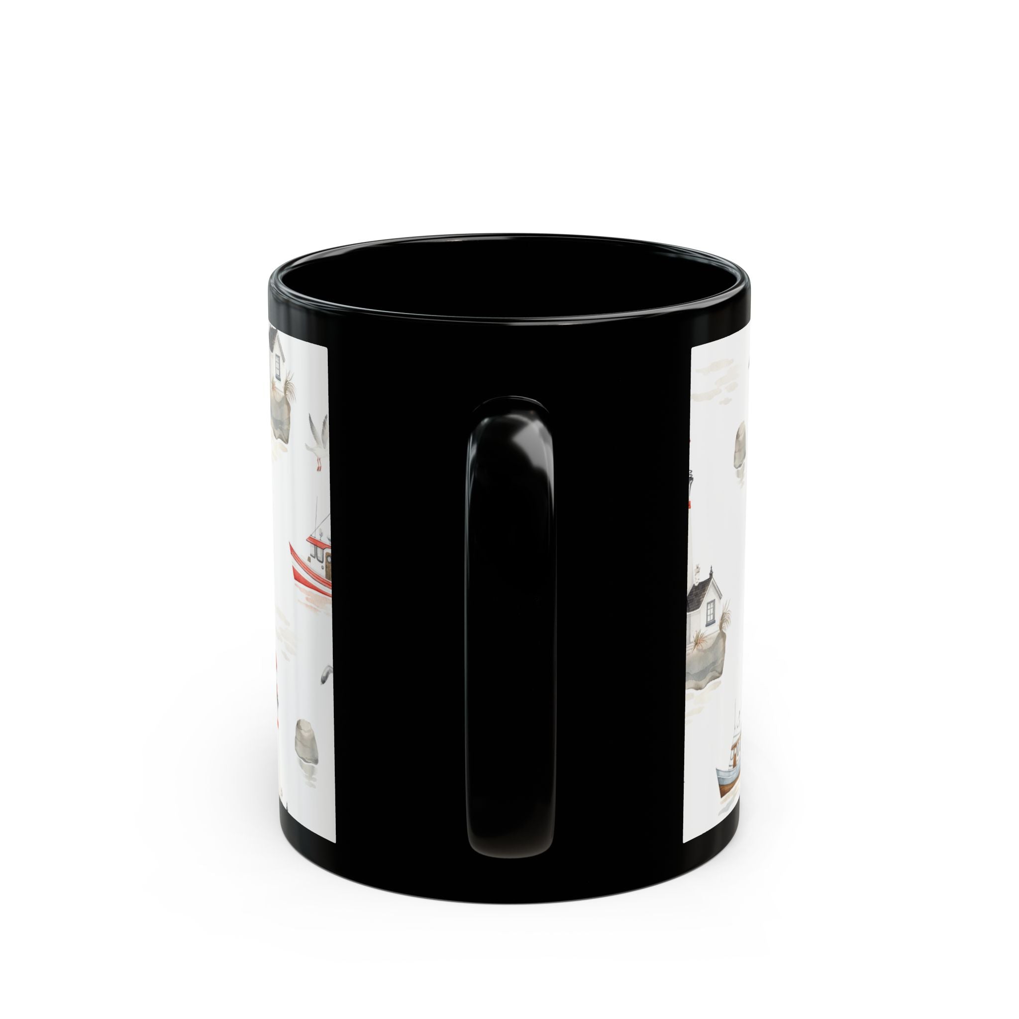 Lighthouse Coastal Mug | Nautical Seaside Tea & Coffee Cup 11oz 15oz