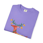 Christmas Reindeer T Shirt | Scandinavian Holiday Graphic Tee for Men & Women Celebrate the season in comfort