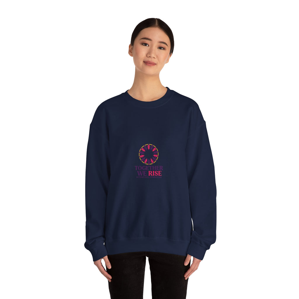 Together We Rise Sweatshirt | IWD Typography, Feminist Empowerment
