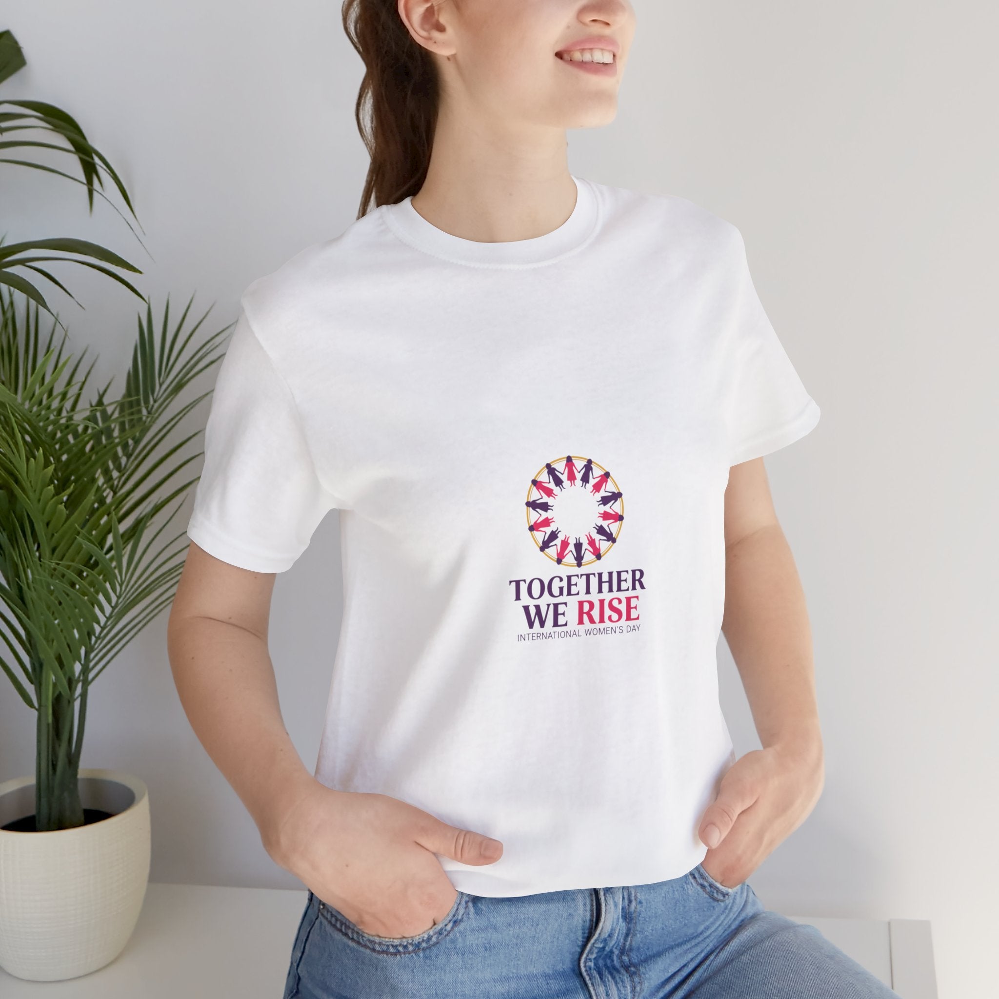Together We Rise Tee | International Women's Day, feminist slogan graphic