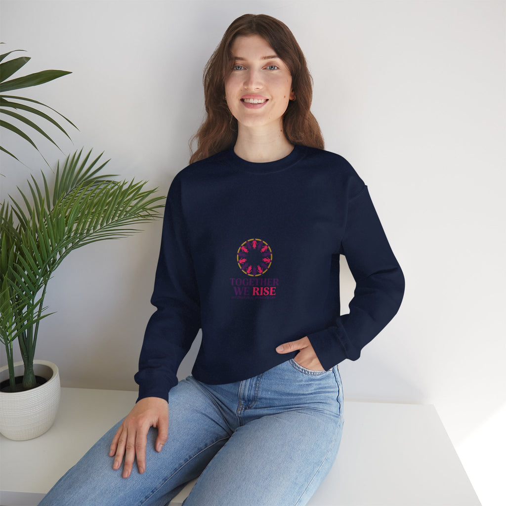 Together We Rise Sweatshirt | IWD Typography, Feminist Empowerment